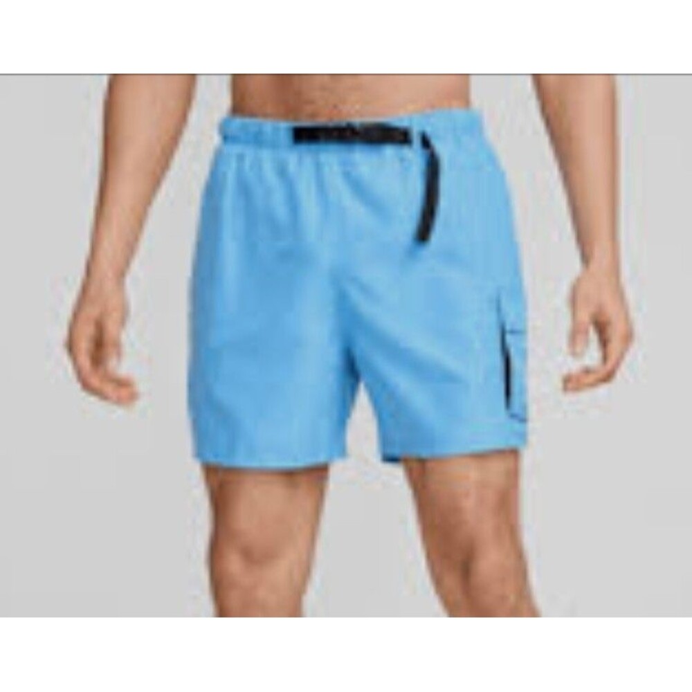 Nike Men's Swim Carolin Blue Voyage 5" Swim Cargo Shorts Size S NEW2